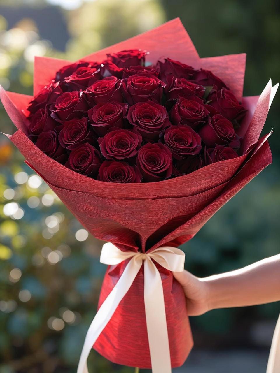 Forever Red – 30 Red Roses Bouquet